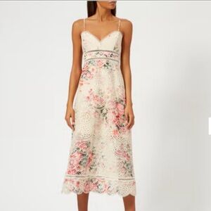 Zimmermann Leila Diamond Bralette Dress